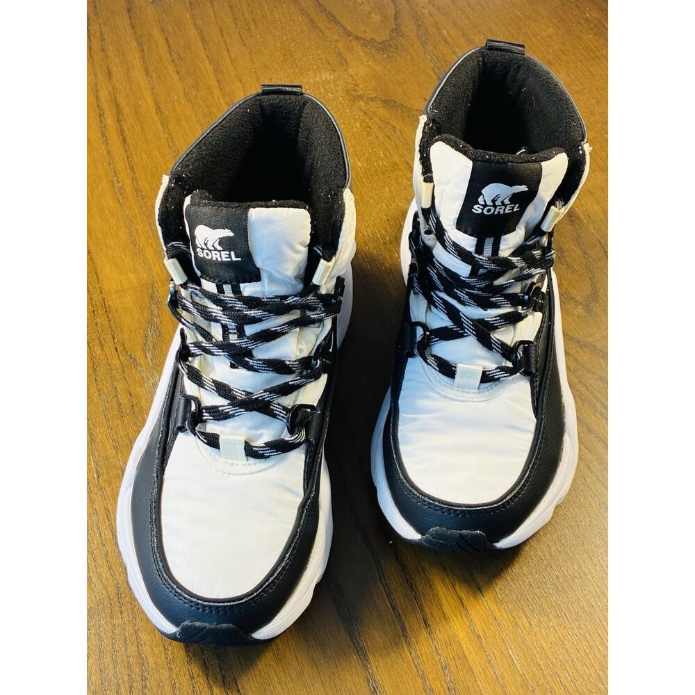 Sorel Black and White Women's Sneakers